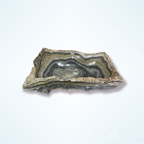 Gray onyx irregular sink, 60x28x14cm | Cayen Home