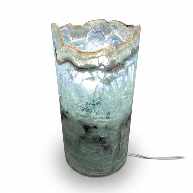 Fluorite cylinder lamp, 15x30cm | Cayen Home