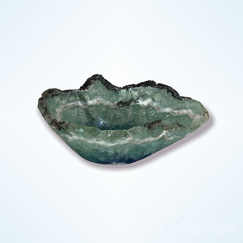 Fluorite bowl, 4 x 10.75 x 7 inch, A, view 2 | Cayen Home