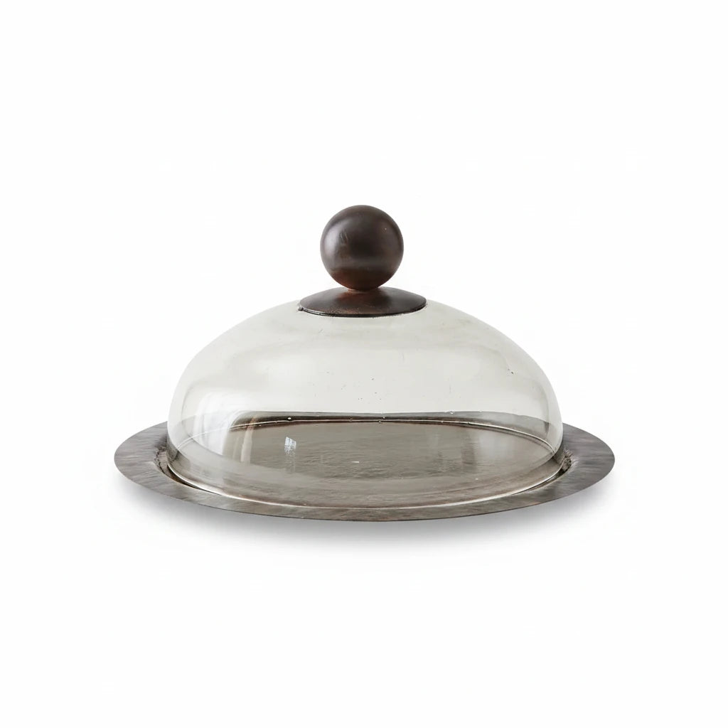 Jan Barboglio Quesera cheese plate with dome | Cayen Home