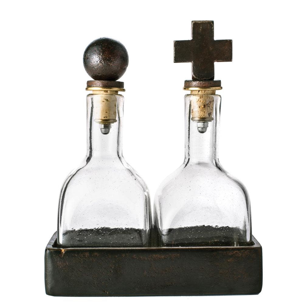 Jan Barboglio Compadre twin bottles with toppers, view 3 | Cayen Home