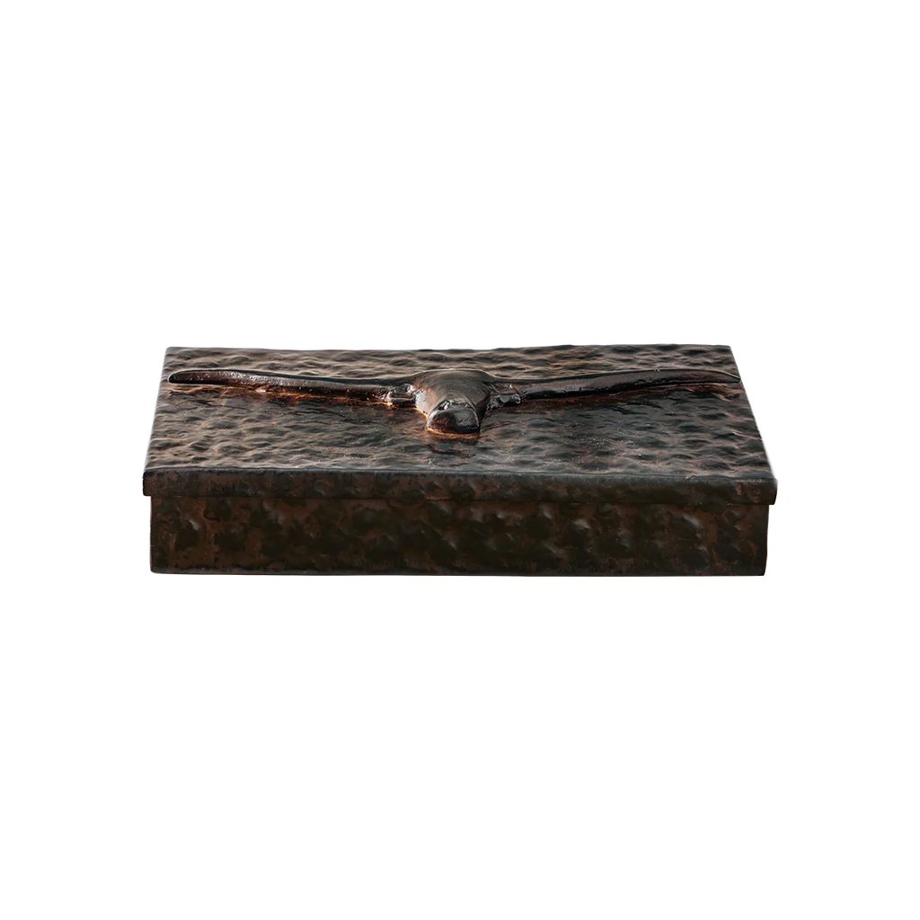 Jan Barboglio Cuerno Largo box with leather insert | Cayen Home
