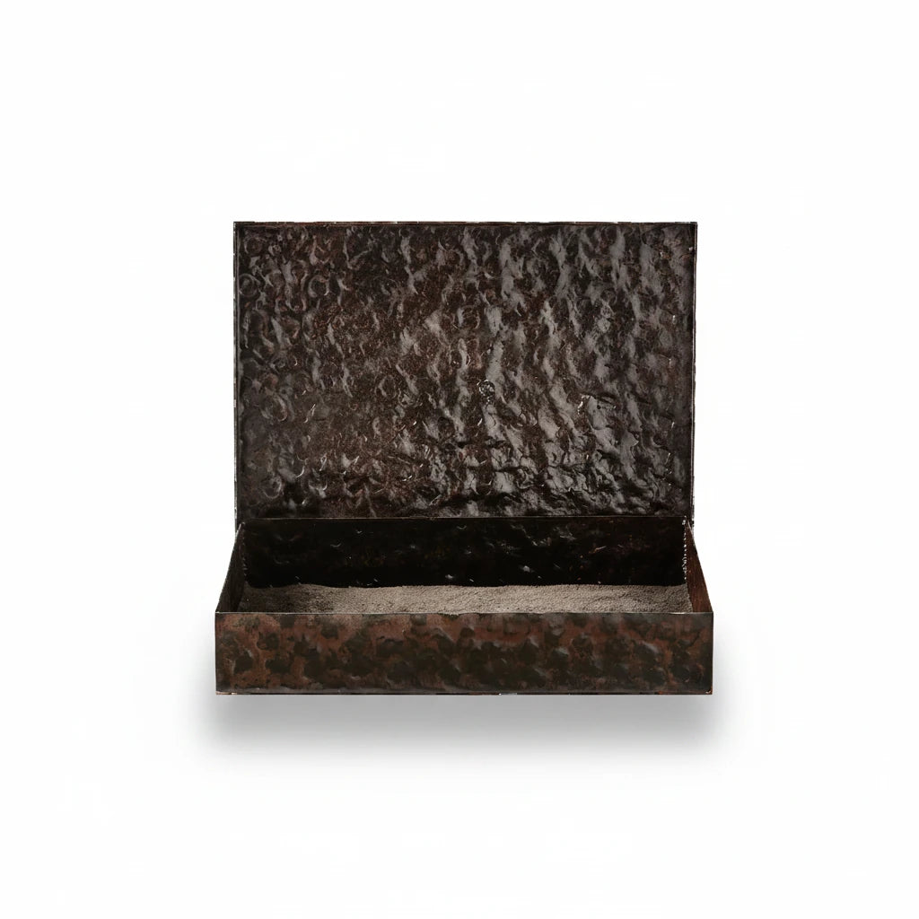 Jan Barboglio Cuerno Largo box with leather insert, view 2 | Cayen Home