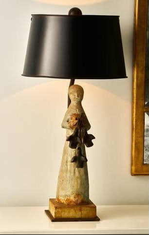 Jan Barboglio St. Francis lamp, view 2 | Cayen Home
