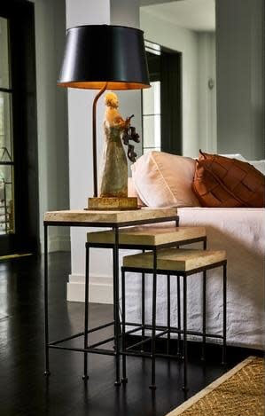 Jan Barboglio St. Francis lamp, view 3 | Cayen Home