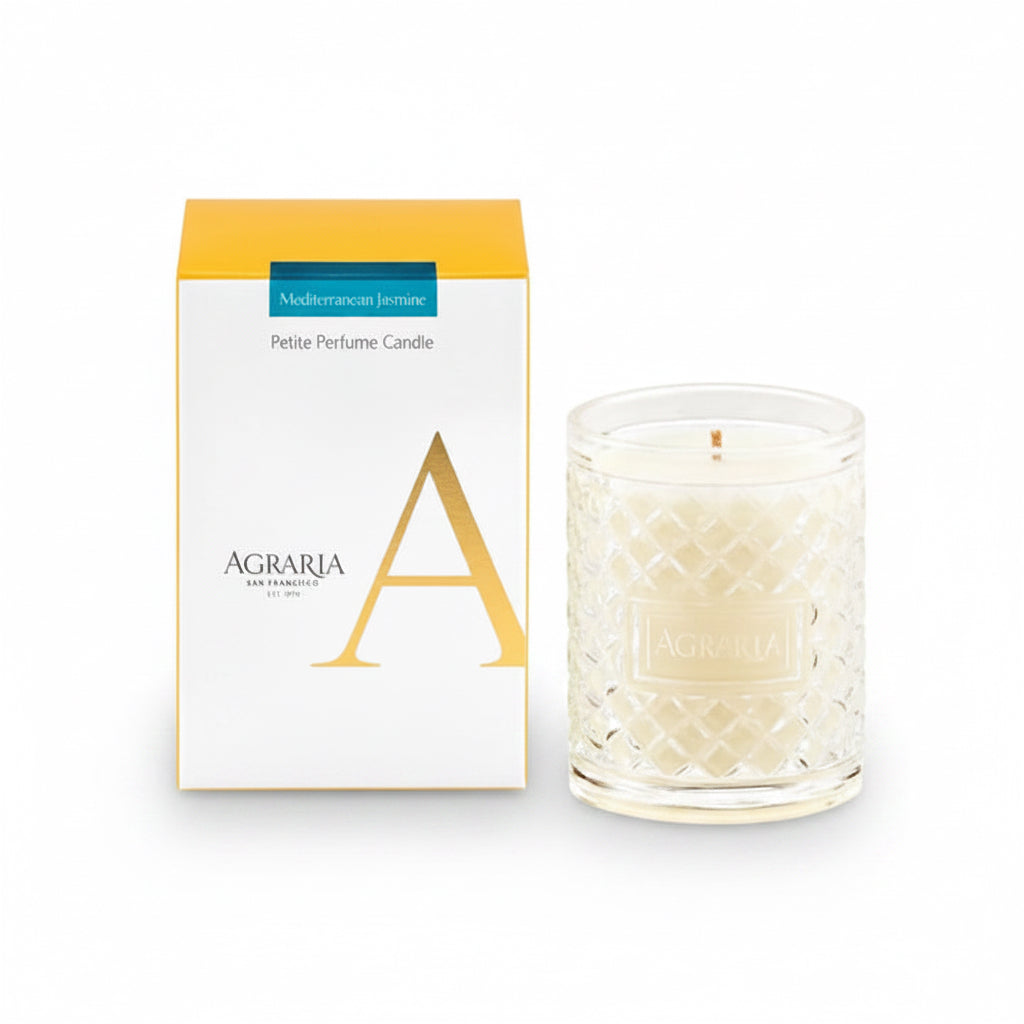 Agraria Mediterranean Jasmine crystal candle, 7oz | Cayen Home