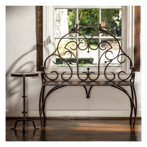 Jan Barboglio Paloma bench, view 2 | Cayen Home