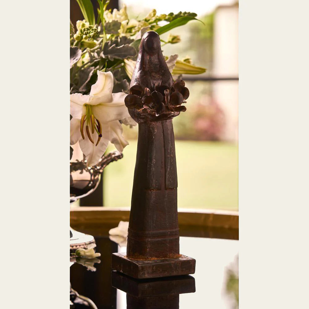 Jan Barboglio Maria d'Flores statue, view 2 | Cayen Home