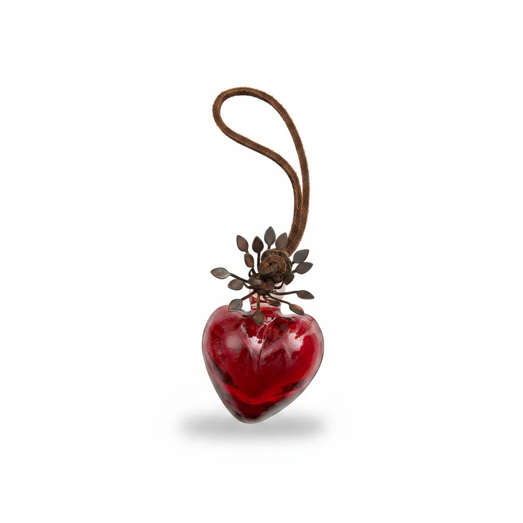Jan Barboglio Adelita red heartblessing, view 2 | Cayen Home