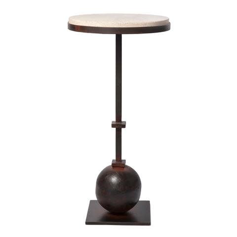 Jan Barboglio Torreon stone circle table | Cayen Home