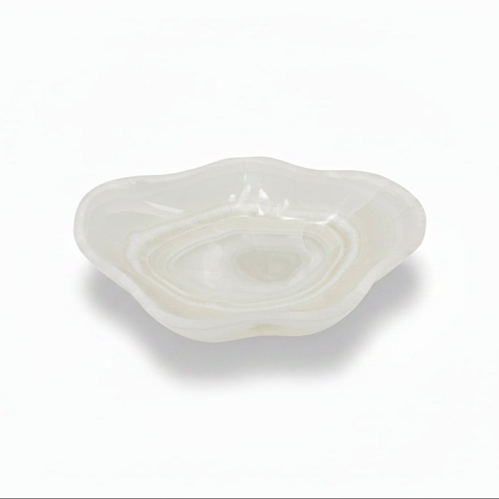 White aragonite bowl | Cayen Home