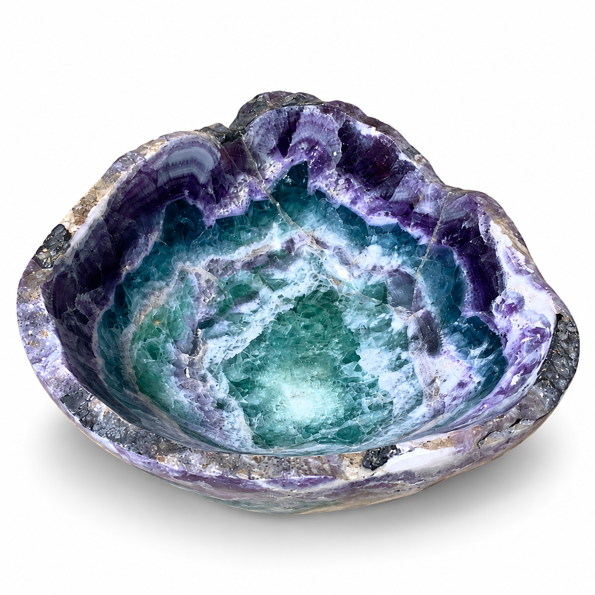 Fluorite Bowl 18x17x9