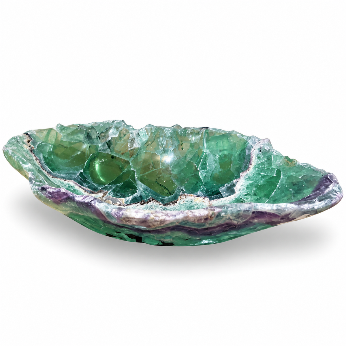 Fluorite Bowl 30x18x6