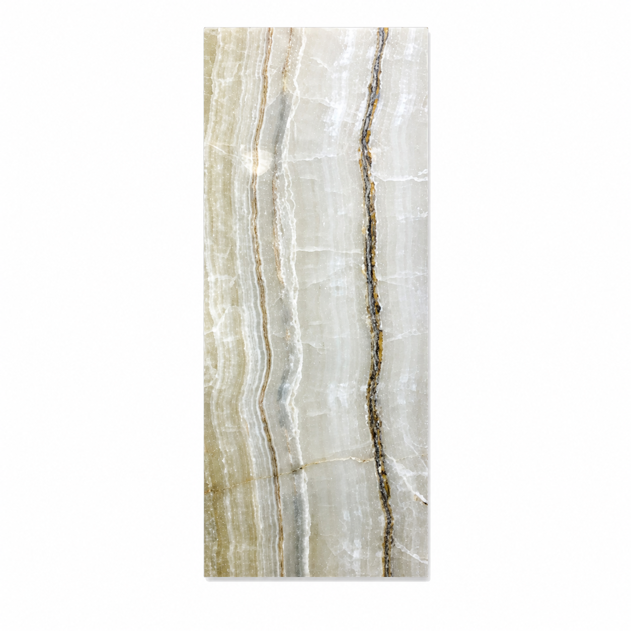 Nacre Aragonite Onyx Prism Lamp 15x45x110