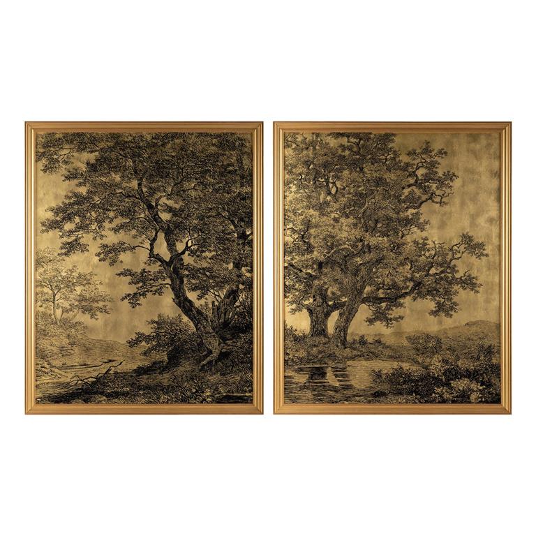 John-Richard Grand Oaks Gold, set of 2 | Cayen Home