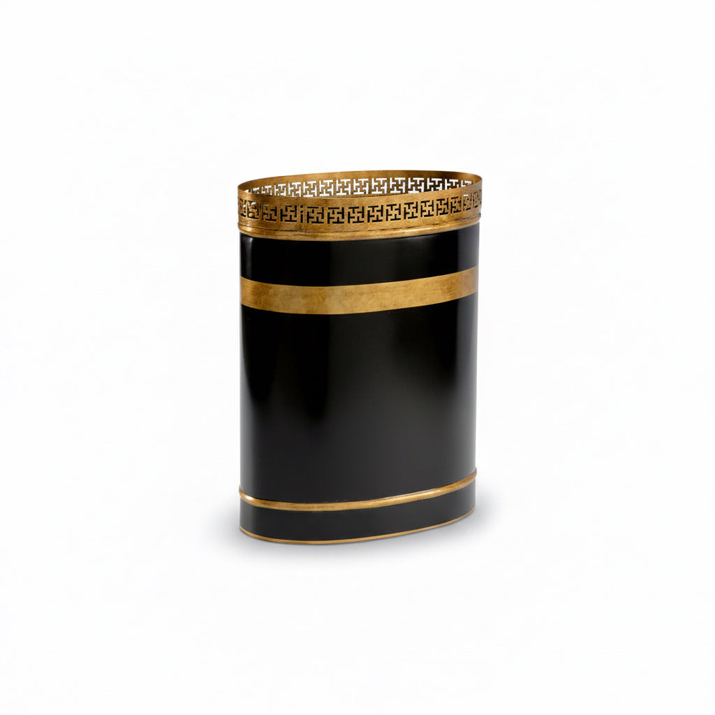 Chelsea House Robbins wastebasket, black | Cayen Home