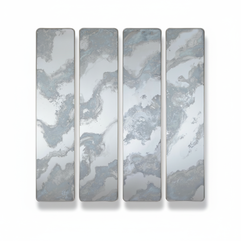 Blue Skies Meuse Mirror Panels, Set of Four