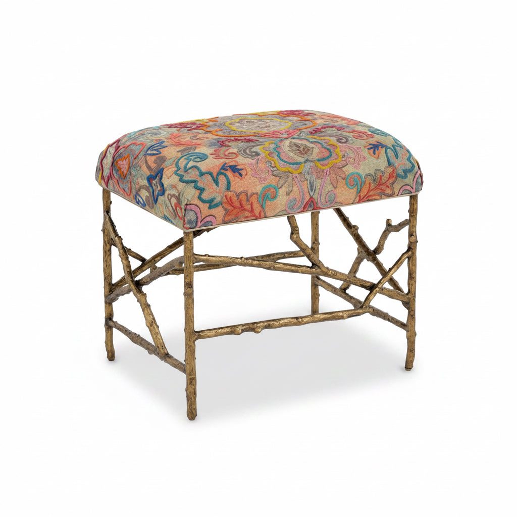John-Richard branch-style base ottoman, small | Cayen Home
