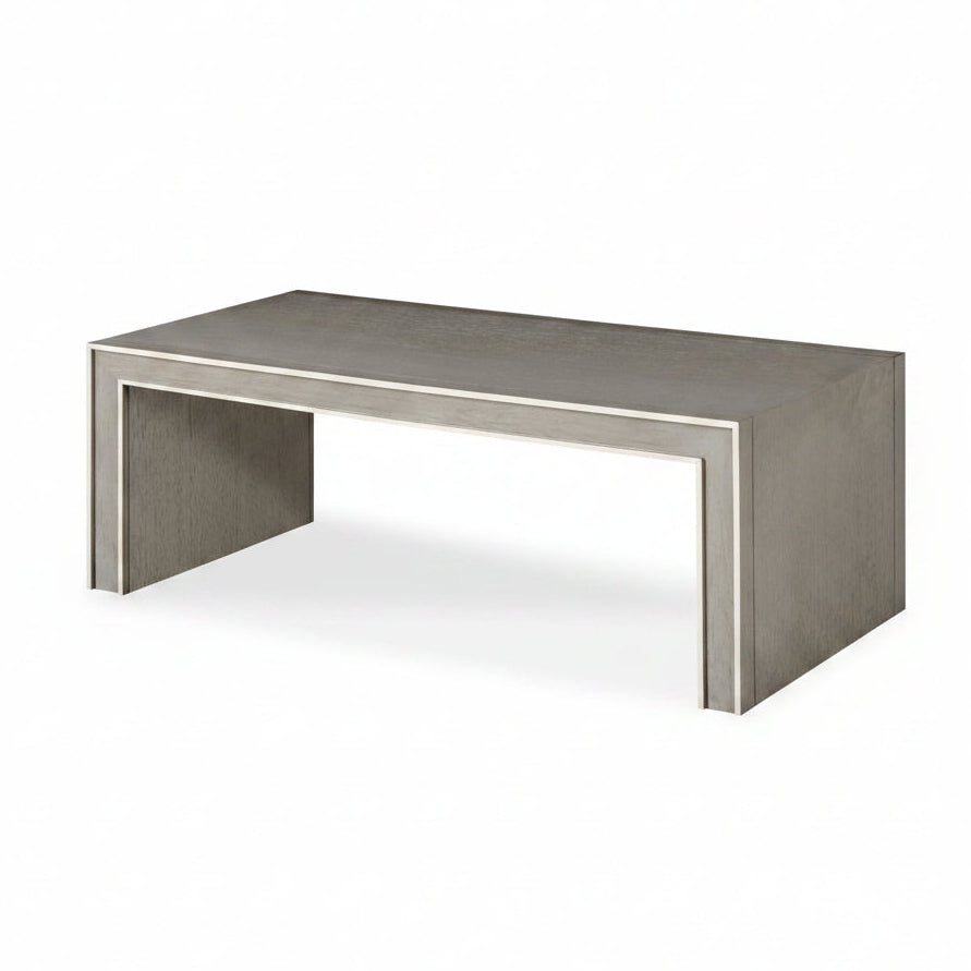 Customizable Rectangular coffee table on a white background