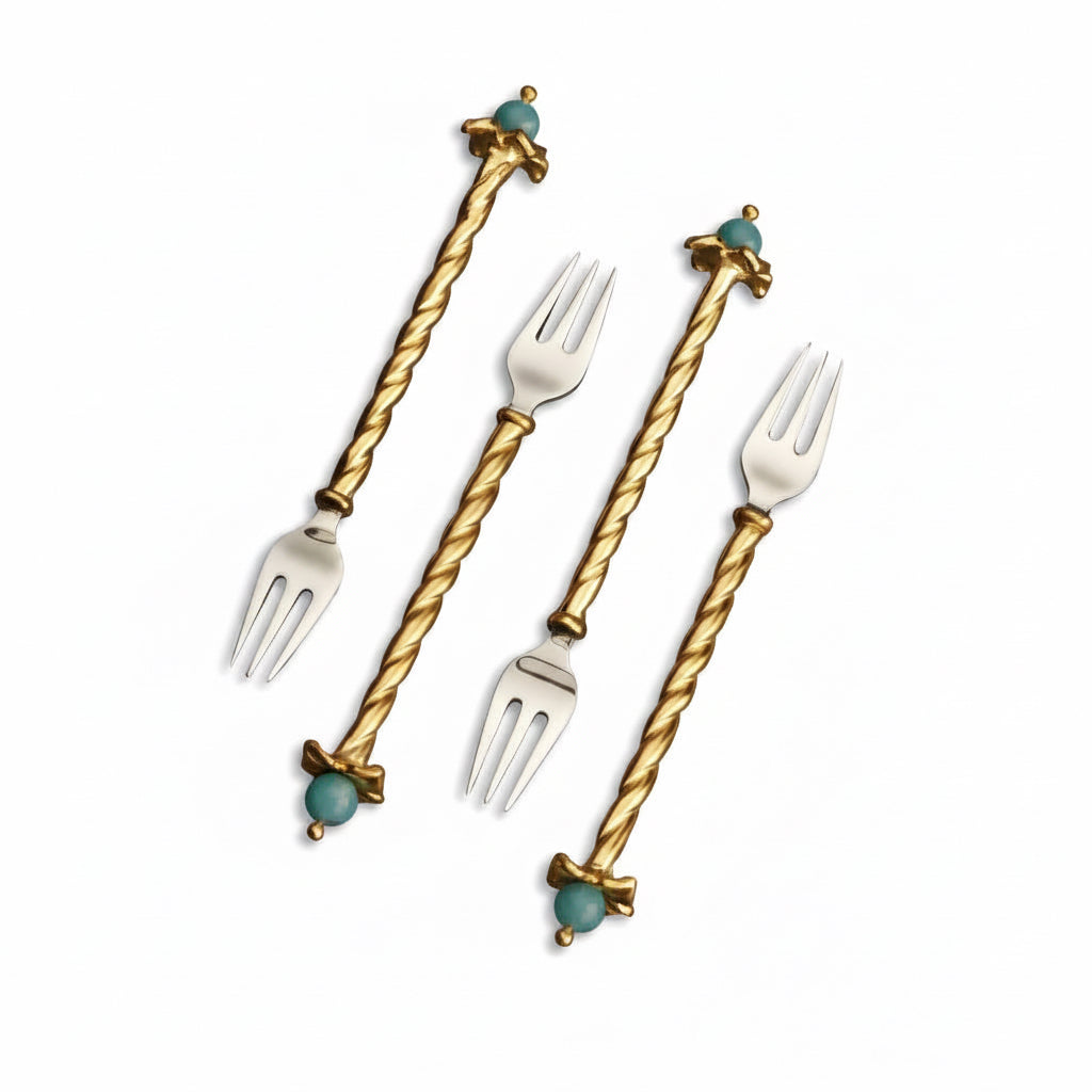 L'Objet Venise cocktail forks, set of 4 | Cayen Home
