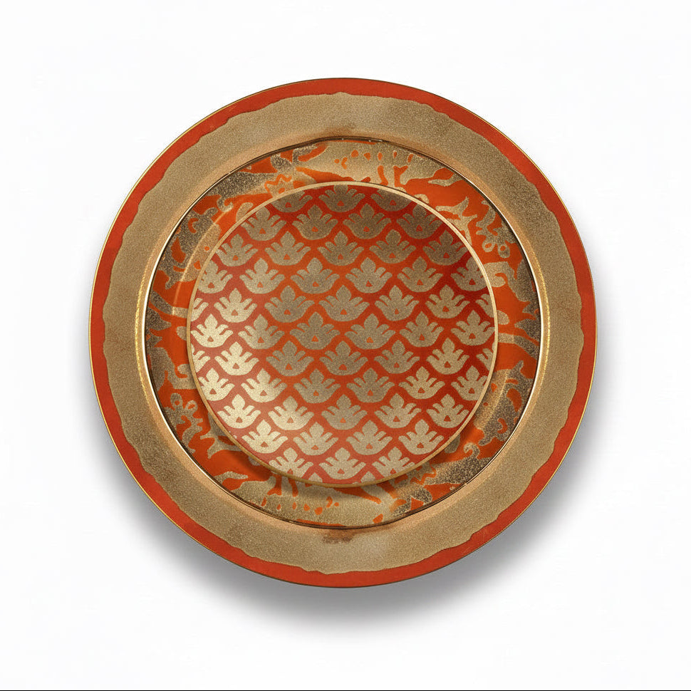 L'Objet Fortuny assorted canape plates, set of 4, view 4 | Cayen Home