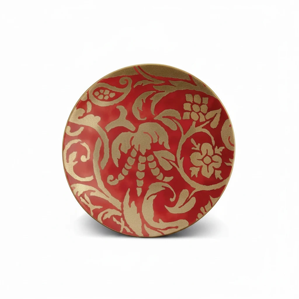 L'Objet Fortuny Uccelli dessert plates, set of 4 | Cayen Home