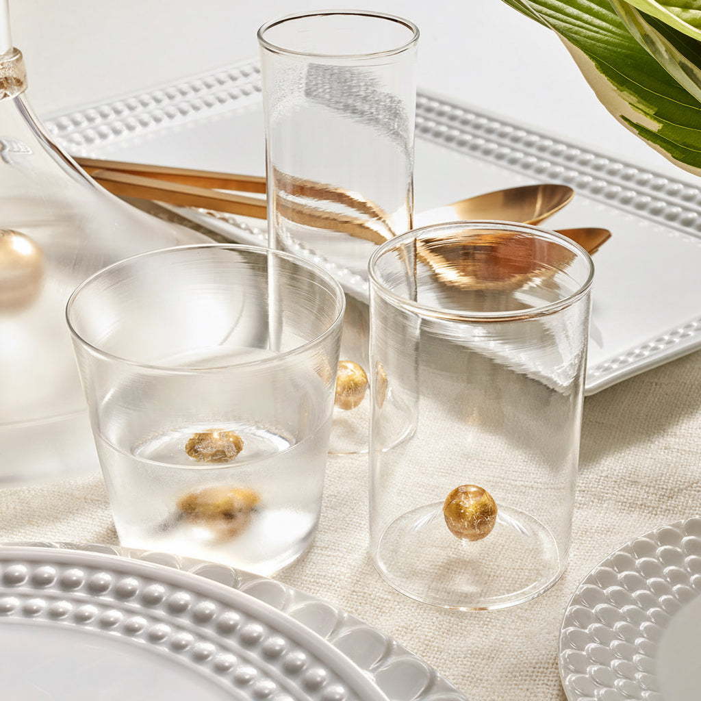 L'Objet Oro double old fashioned glass, view 4 | Cayen Home