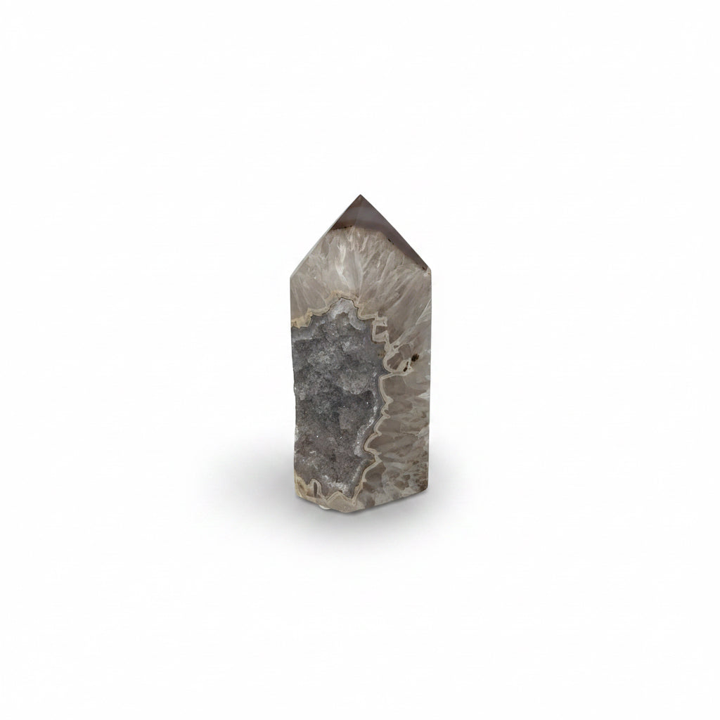 Agate point, polished with side druze, F | Cayen Home