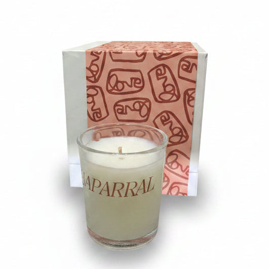 Amber Sakai Chaparral clear candle votive, 80g | Cayen Home