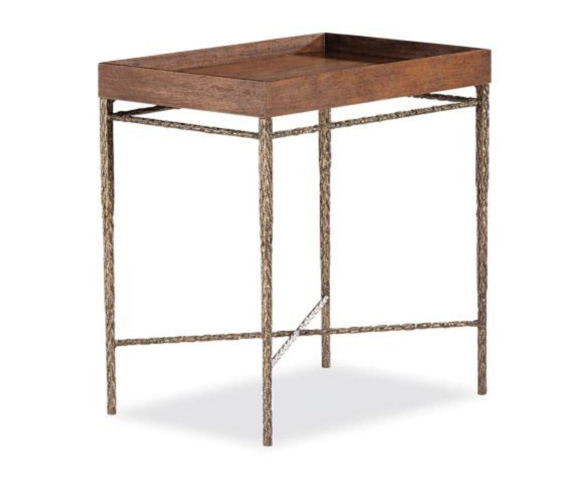Maitland-Smith Cleve chairside tray table | Cayen Home