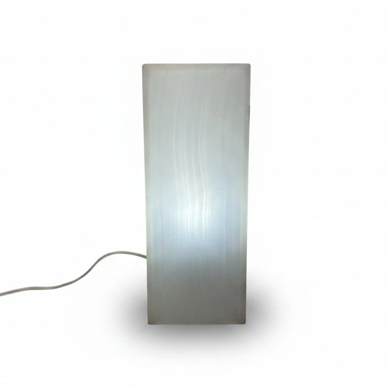 White onyx gemstone lamp, 40x15cm | Cayen Home