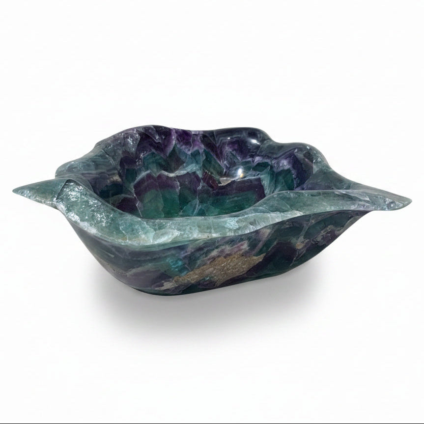 Fluorite bowl, extra quality, 38x31x11cm | Cayen Home