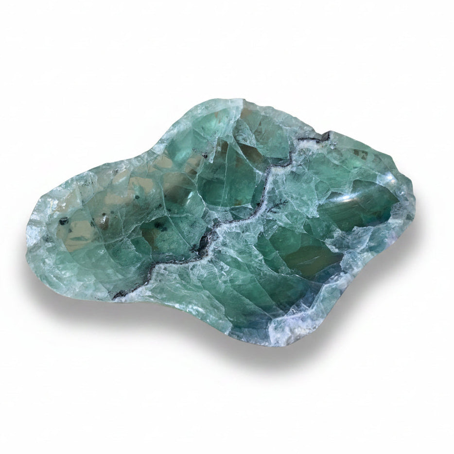 Fluorite bowl, 26x18x6cm | Cayen Home