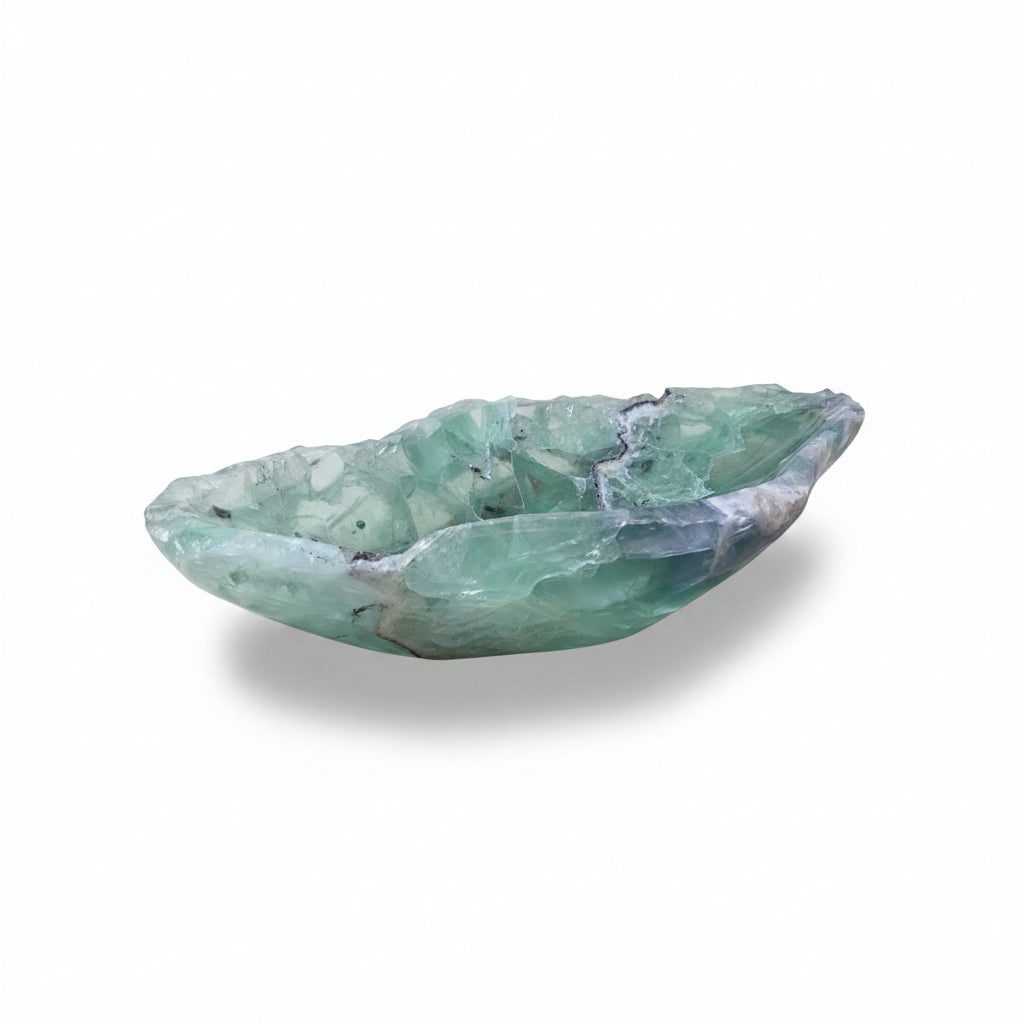 Fluorite bowl, 26x18x6cm, view 2 | Cayen Home