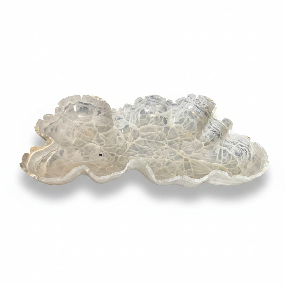 Pearlescent onyx vessel, 30x16x5in | Cayen Home