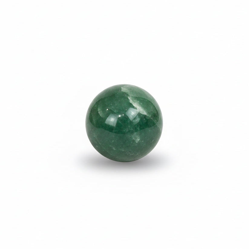 Polished fluorite sphere, extra small | Cayen Home