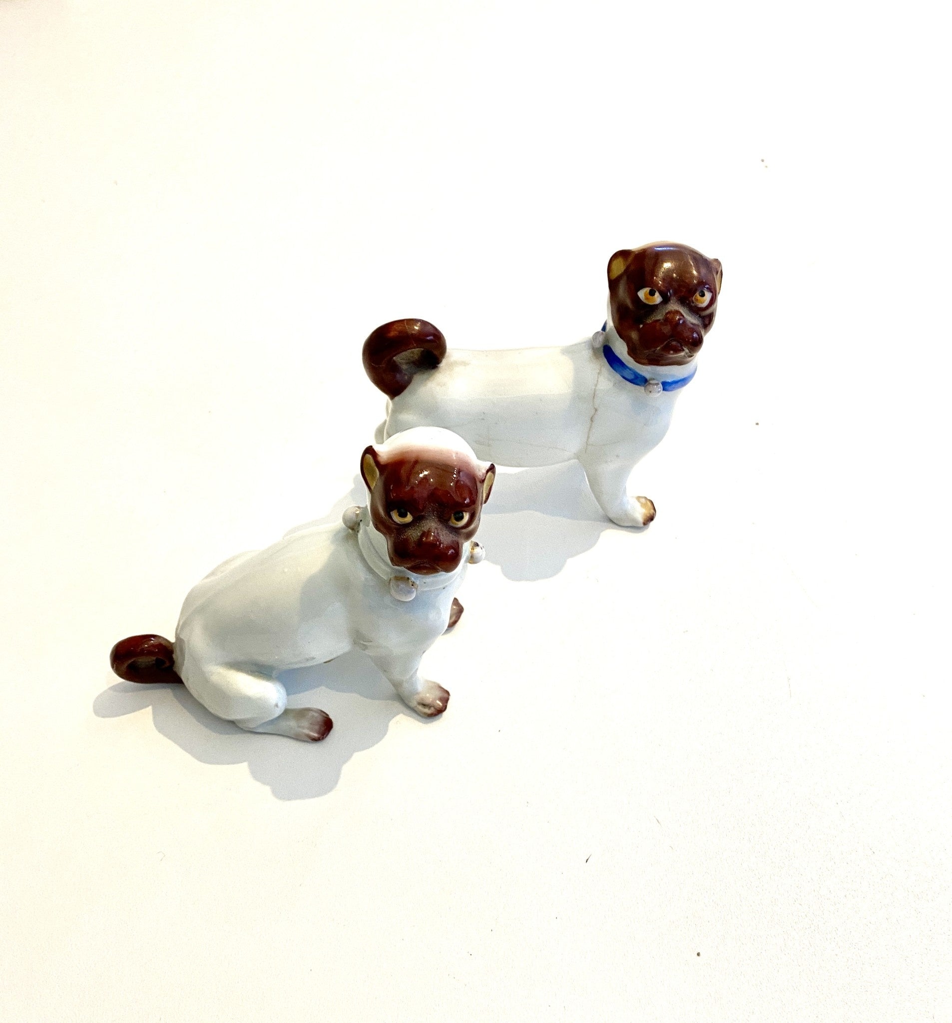 Meissen pug dogs, pair | Cayen Home