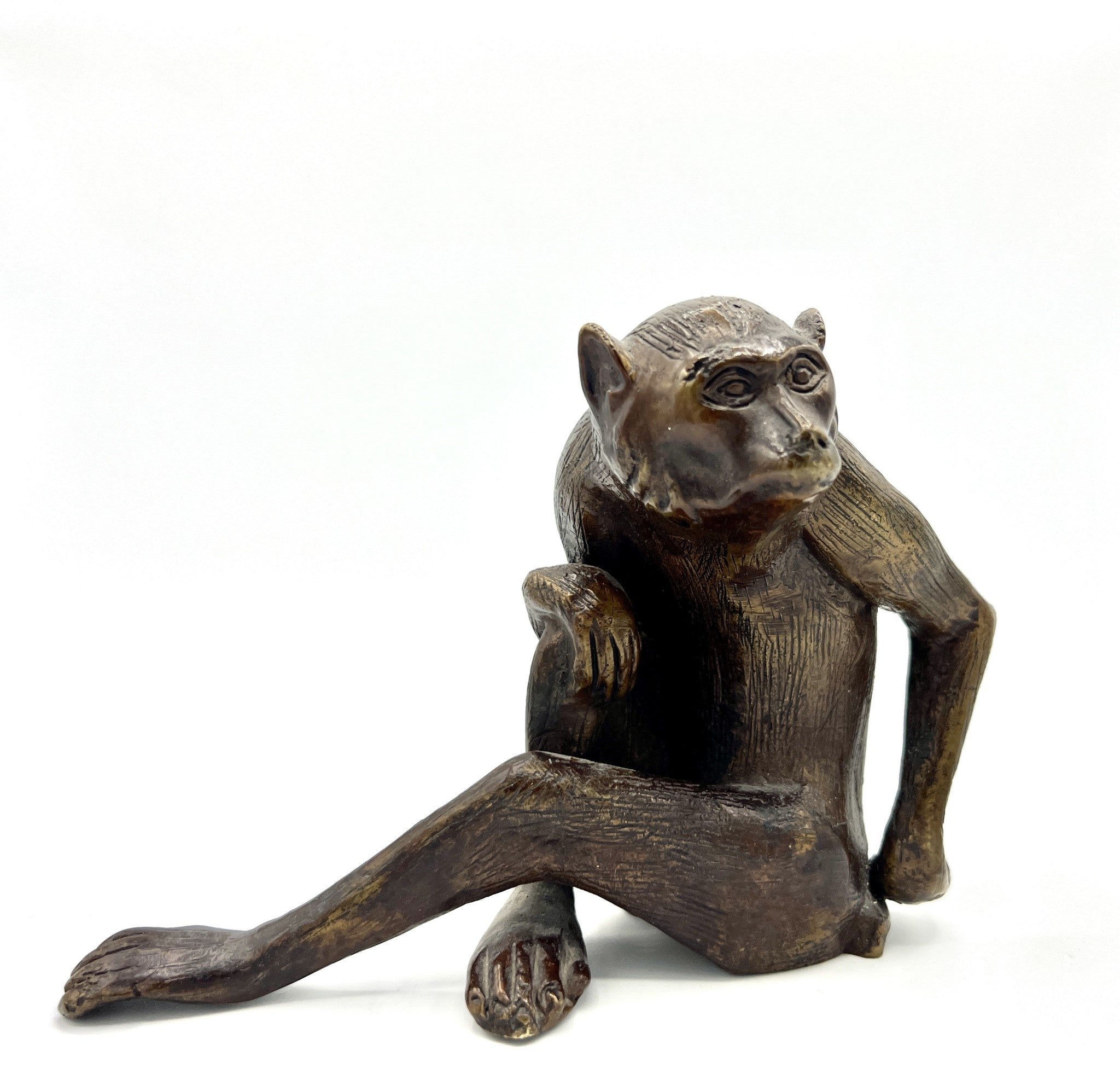 Sitting monkey, signed Takamura Koun | Cayen Home