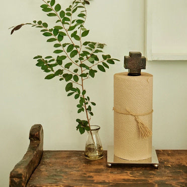 Jan Barboglio Houseblessing paper towel holder, view 2 | Cayen Home