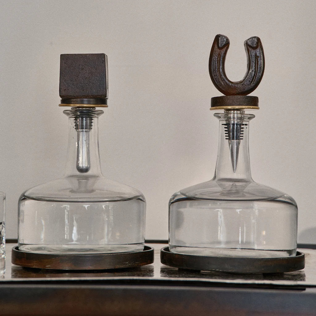 Jan Barboglio Herradura decanter, view 2 | Cayen Home