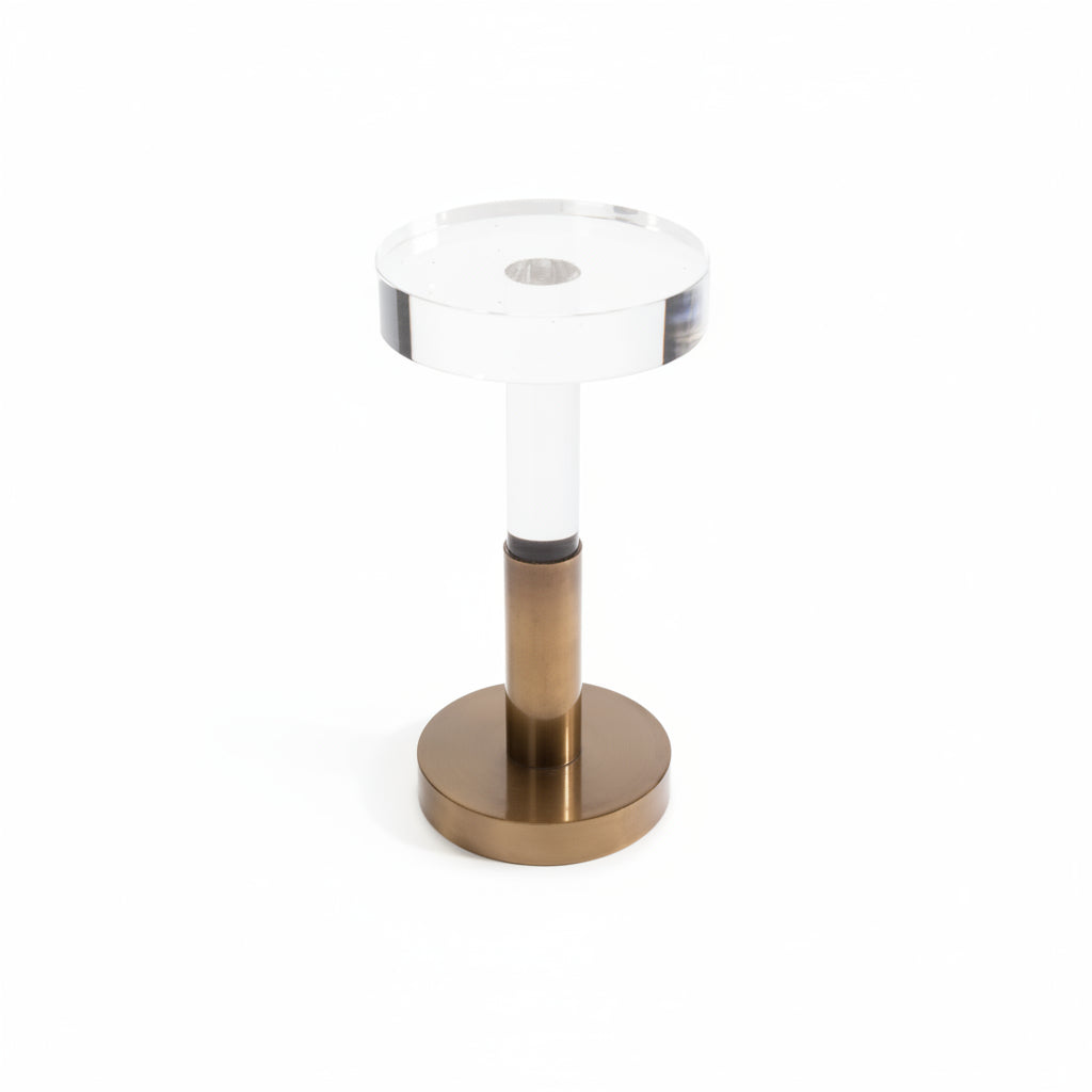 John-Richard martini side table with brass base | Cayen Home