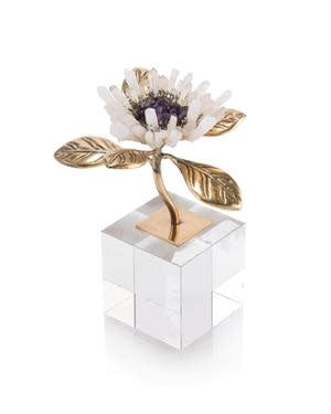 John-Richard A Single Crystal Bloom sculpture | Cayen Home