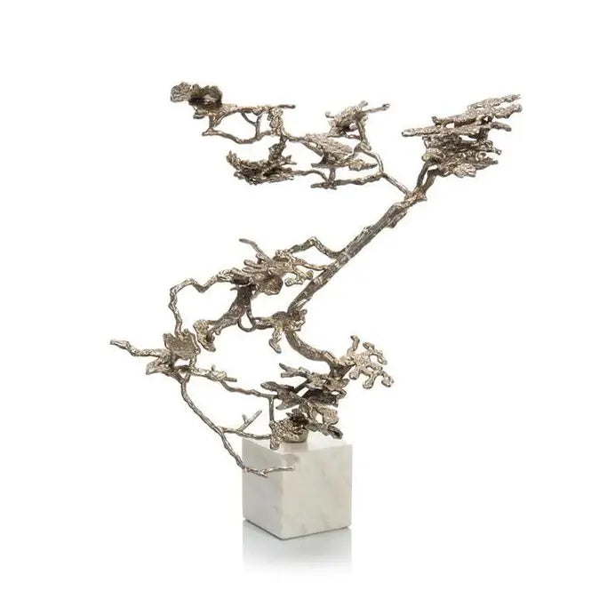 John-Richard bonsai in silver sculpture | Cayen Home