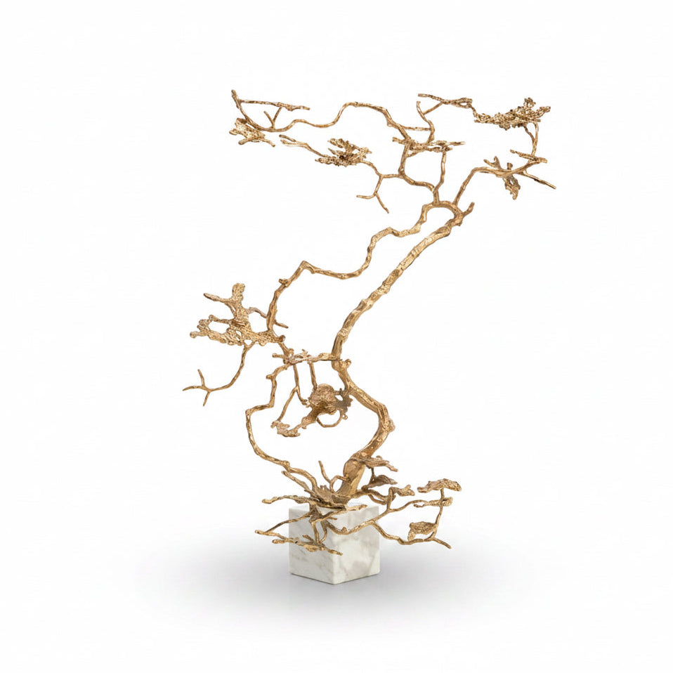 John-Richard bonsai in gold sculpture | Cayen Home