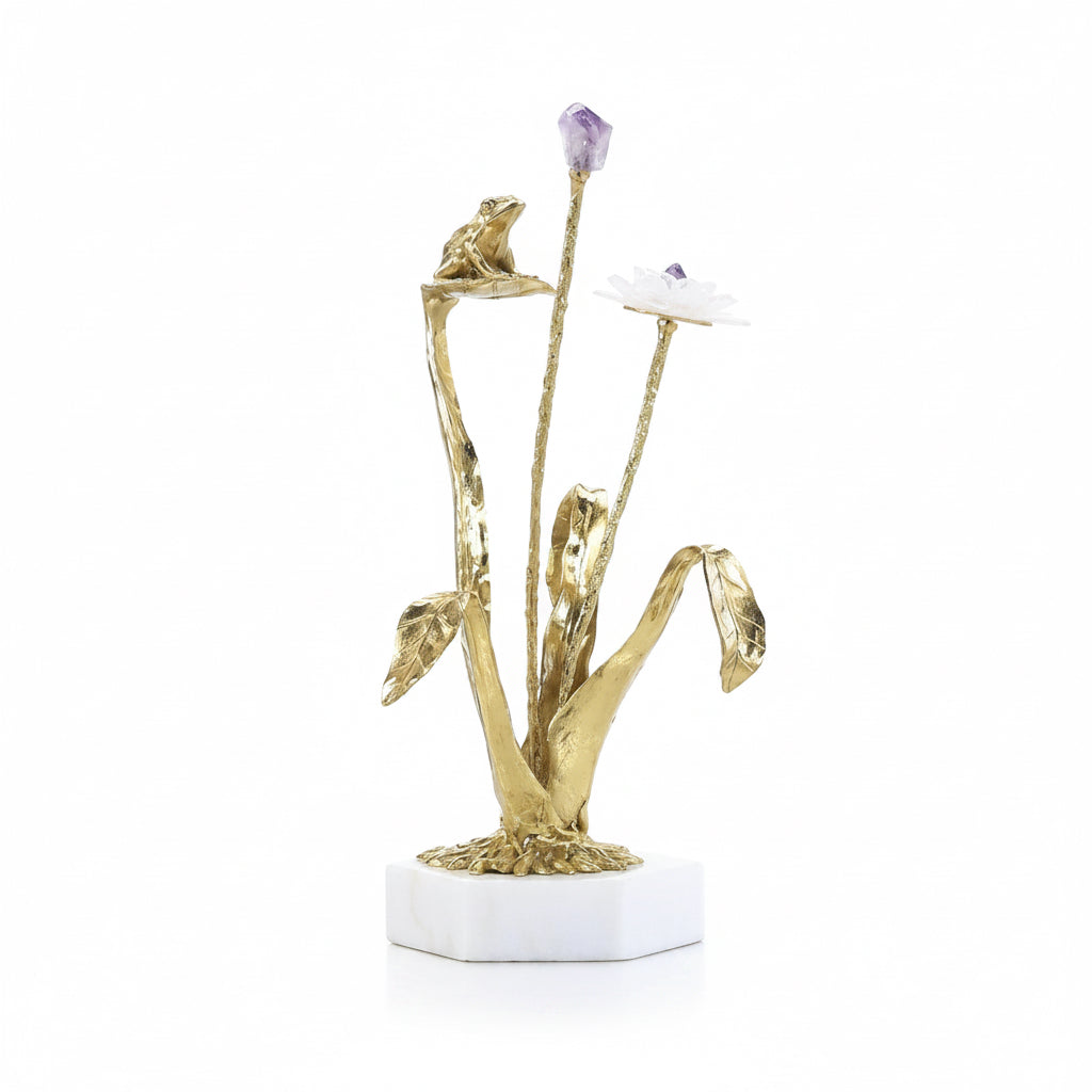 John-Richard frog stone garden sculpture | Cayen Home