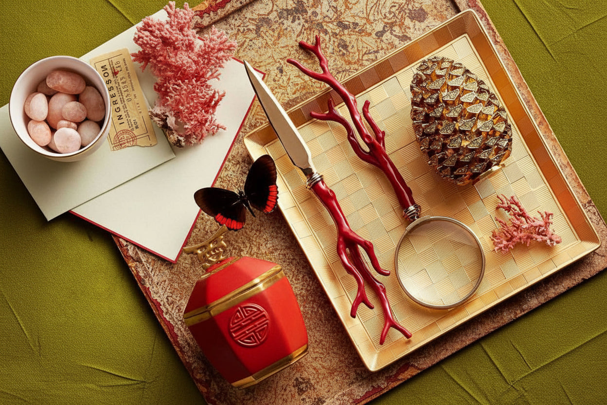 L'Objet Coral letter opener, view 2 | Cayen Home