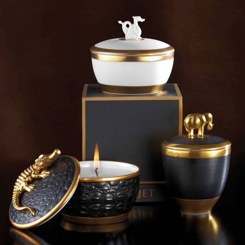 L'Objet Safari Elephant candle, view 3 | Cayen Home