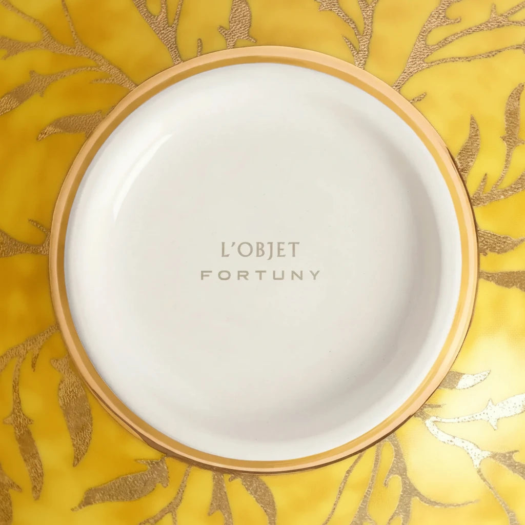 L'Objet Fortuny Orfeo yellow bowl, medium, view 3 | Cayen Home