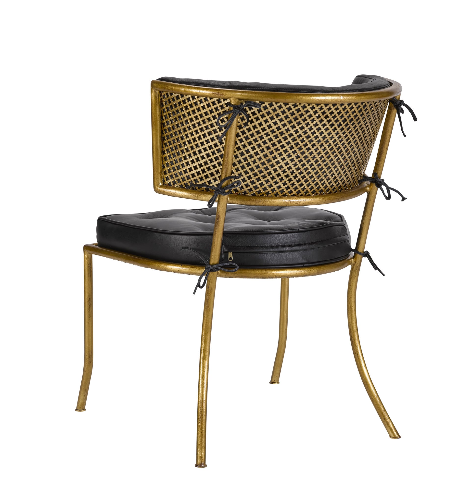 Maitland-Smith Tony Duquette Klismos game chair, view 3 | Cayen Home
