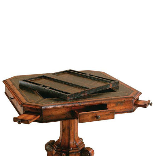 Maitland-Smith Choate game table, view 2 | Cayen Home